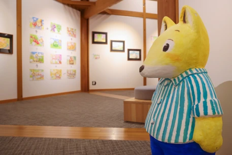 絵本原画展の展示風景